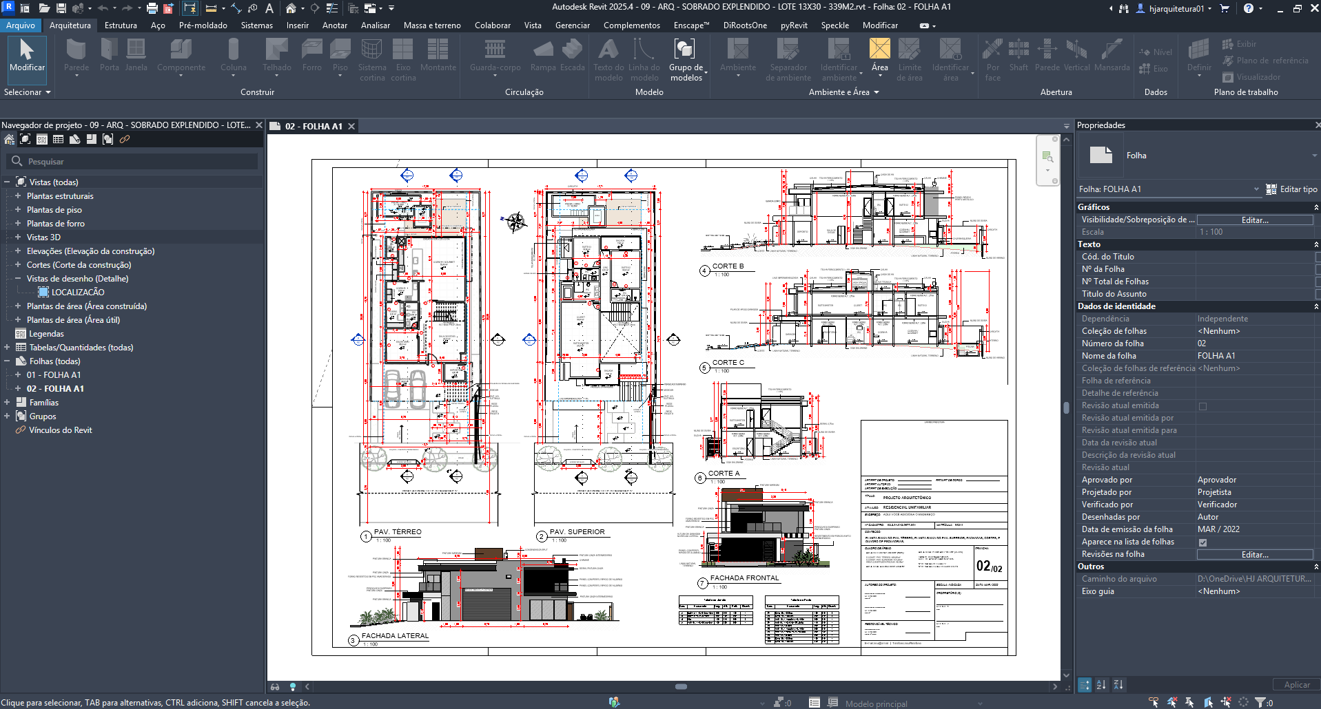 Prancha técnica completa