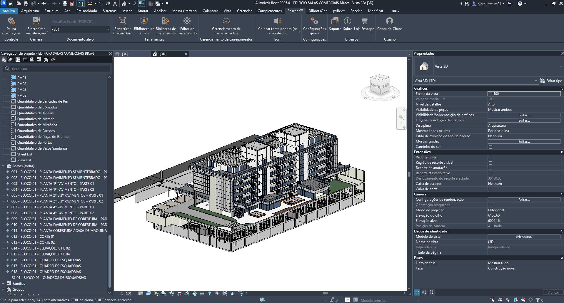 Edifício comercial completo